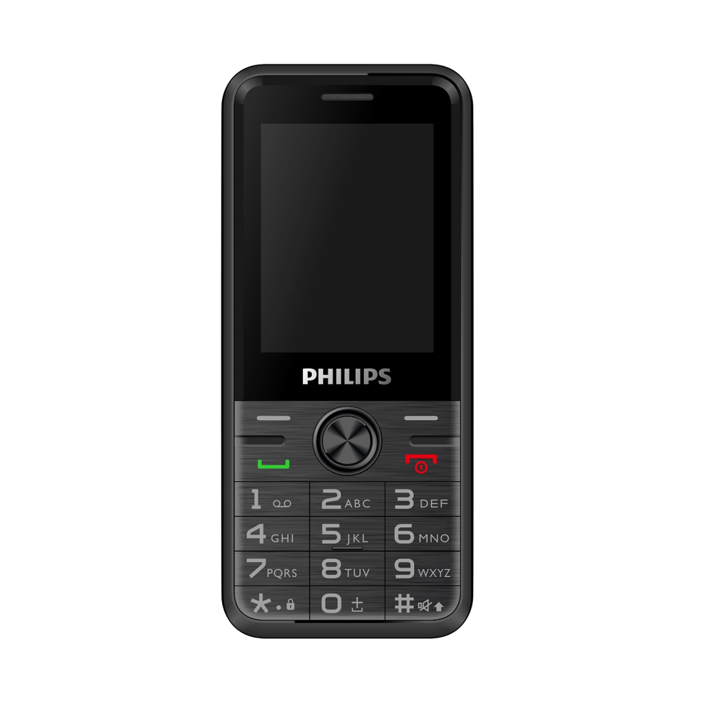 PHILIPS Xenium E6500, 128Mb, Siyah, 48Mb Ram, 2,4inc Ekran, Arka Kamera, 4G Çift Sim Desteği, FM Radyo, 1700mAh Pil, El Feneri, Türkiye Garantili
