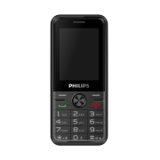 PHILIPS Xenium E6500, 128Mb, Siyah, 48Mb Ram, 2,4inc Ekran, Arka Kamera, 4G Çift Sim Desteği, FM Radyo, 1700mAh Pil, El Feneri, Türkiye Garantili