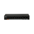 DAHUA PFS3010-8ET-96, 8 Port, MegaBit, PoE 96W, 2 Port GigaBit Uplink, Yönetilemez, Masaüstü Switch