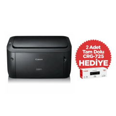 CANON i-SENSYS LBP6030B, Lazer Yazıcı (Siyah), Orjinal +2adet CRG725 Toner Hediyeli (Dakikada 18 Sayfa) ORİJİNAL TONERLİ
