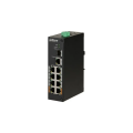 DAHUA PFS3110-8ET-96-V2, 8 Port, Megabit, PoE 96W, 1 Port Gigabit Uplink, 1 Port Gigabit SFP, Yönetilemez, Masaüstü Switch