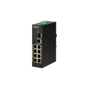 DAHUA PFS3110-8ET-96-V2, 8 Port, Megabit, PoE 96W, 1 Port Gigabit Uplink, 1 Port Gigabit SFP, Yönetilemez, Masaüstü Switch