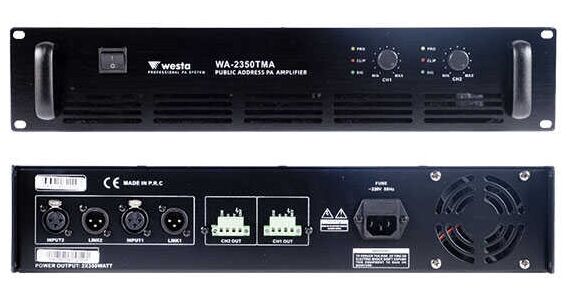 WESTA WA-2350TMA 2X350W Power Amfi
