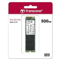 TRANSCEND 500GB 1900/900MB/s PCIE GEN3x4 NVME SSD TS500GMTE110Q