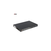 DAHUA PFS3228-24GT-360, 24 Port, GigaBit, PoE 360W, 2 Port GigaBit Uplink, 2 Port GigaBit Combo SFP, Rack Mount Switch