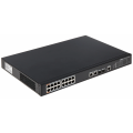DAHUA PFS4218-16ET-240-V2, 16 Port, MegaBit, PoE 240W, 2 Port GigaBit Uplink, 2 Port GigaBit Combo SFP, Yönetilebilir, Rack Mount  Switch