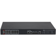 DAHUA S4220-16GT-240, 16 Port, Gigabit, PoE 240W, 2 Port Gigabit Uplink, 2 Port SFP Gigabit Combo, Longe Range 250Mt, Cloud Yönetilebilir, Switch