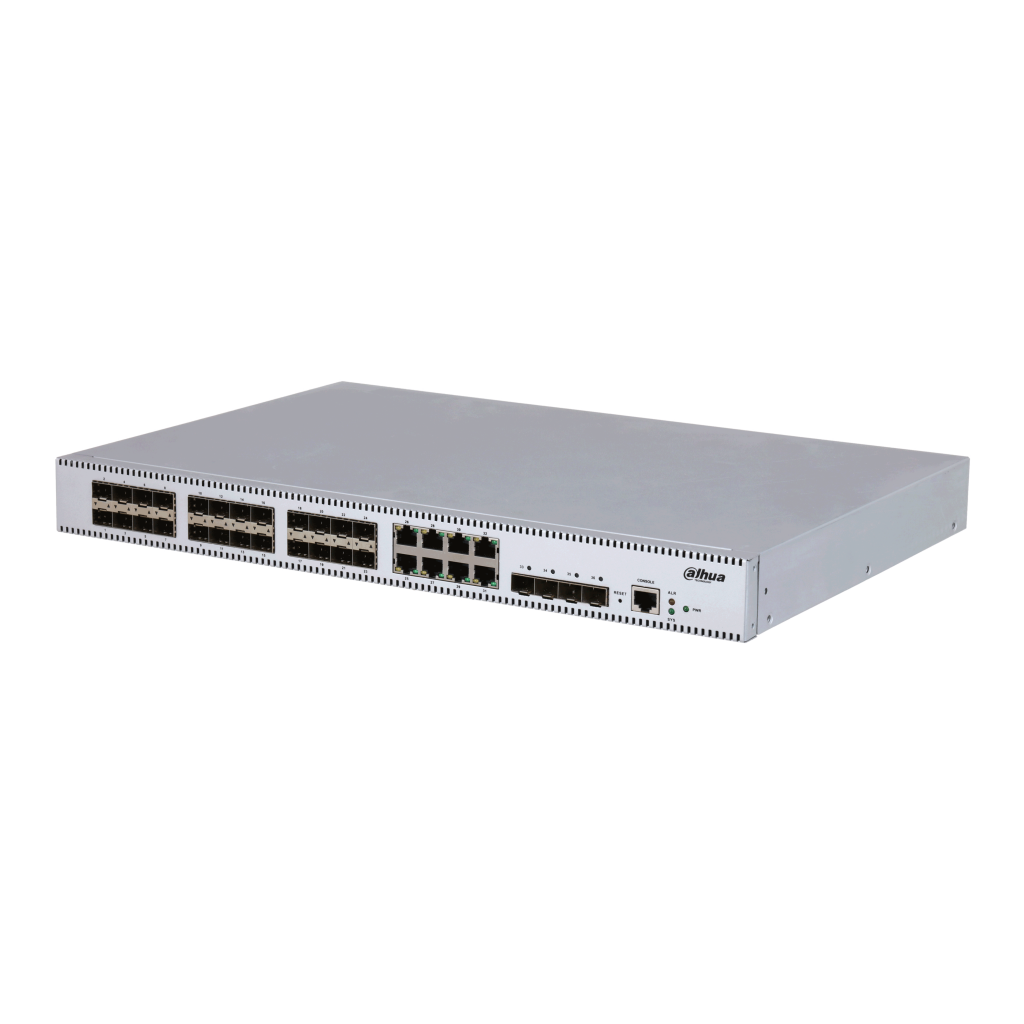 DAHUA S5436-24GF8GT4X, 36 Port, 24 Port  GigaBit  SFP, 8 Port Gigabit Lan, 4 Port 10 Gigabit SFP, Yönetilebilir, Switch