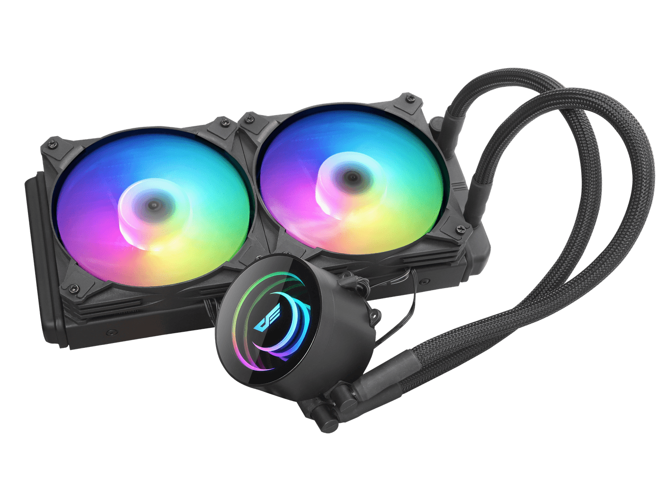 AIGO DX240 V2.6 1700/1851/1200/AM5/ 240 mm ARGB Siyah Sıvı Soğutma