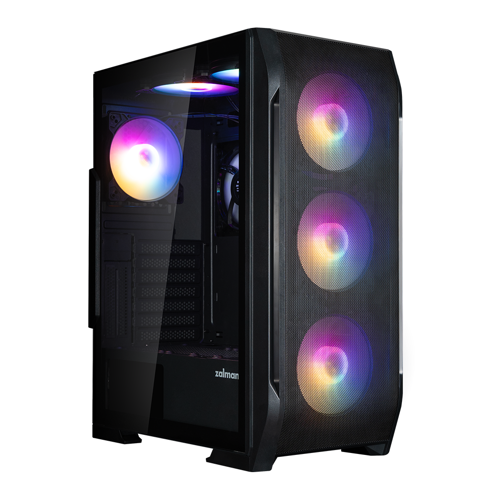 ZALMAN N7 Plus V2, 700W 80+, Mesh Panel, Tempered Glass, 6x120mm RGB Fan, ATX GAMING KASA