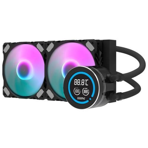 AIGO DN240D LGA1700/AM4/AM5 240 MM ARGB Siyah Sıvı Soğutma Kiti (TDP 280W)
