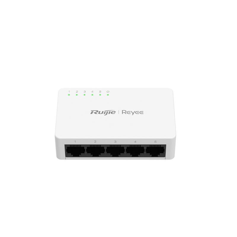 RUIJIE REYEE RG-ES05G-L 5 PORT GIGABIT TAK CALISTIR PLASTIK KASA SWITCH
