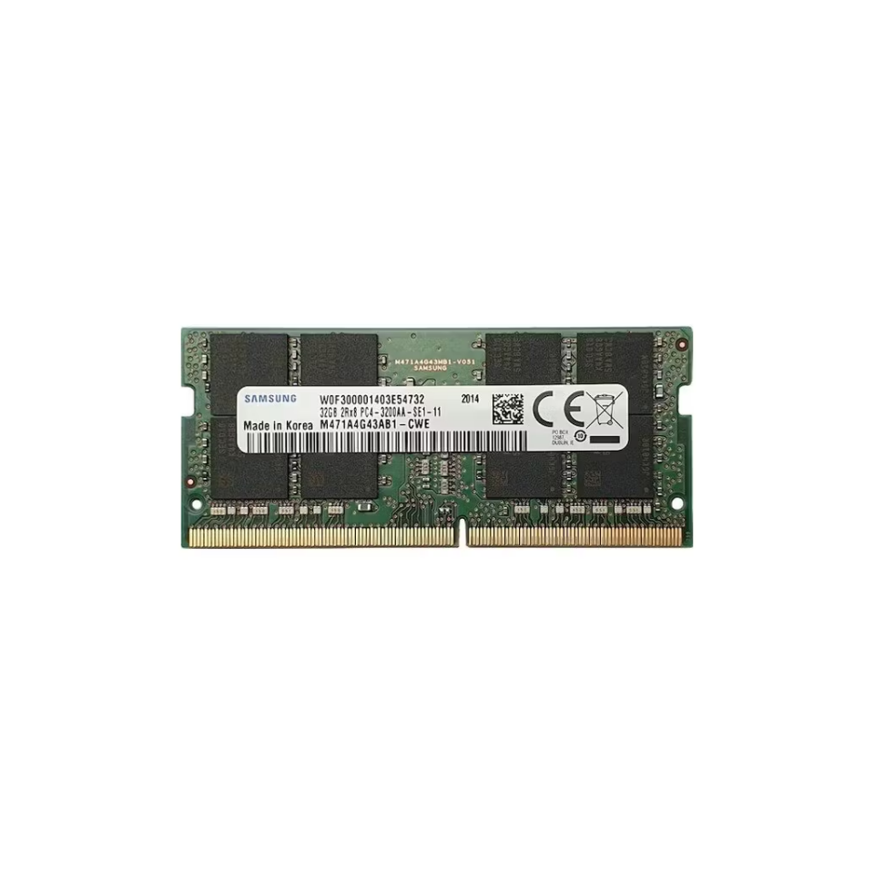 Samsung SAMSO3200/32, 32GB, DDR4, 3200MHz,  1.2V Notebook Ram (M471A4G43AB1-CWE)