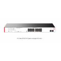 H3C Magic BS218F-HP, 18 Port, GigaBit, 16 Port PoE, 225W, 2 Port GigaBit Uplink, +2 Port GigaBit SFP, Metal Kasa, Yönetilemez, Rack Mount Switch