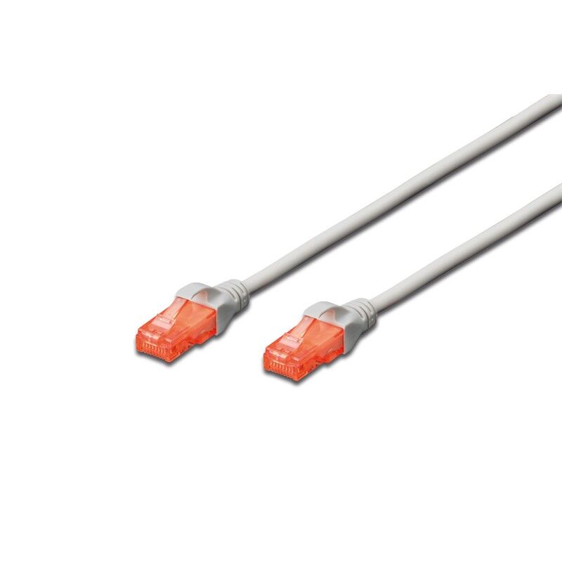 BEEK BC-U6005 CAT6 U/UTP 0,5 METRE AWG26 GRİ RENK LSZH PATCH KABLO