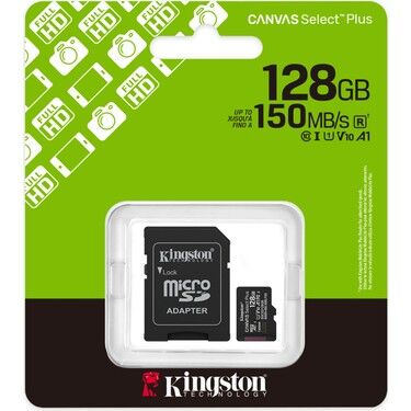 KİNGSTON 128GB CANVAS SELECT PLUS MİCRO SD CARD SDCS3/128GB