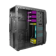 VENTO TA-K61 Mid Tower, Peak 500W Siyah, ATX Kurumsal KASA