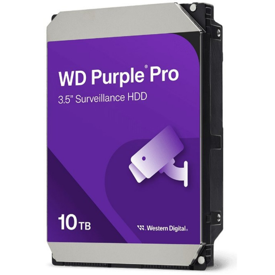 WD PURPLE WD102PURP Pro 3,5'' 10TB 512mb,  7200 Rpm, 7/24 Güvenlik HDD (Türkiye Distribütörü Garantili)