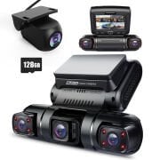 PRUVEEO D90-4CH FHD WI-FI GPS + 128GB SD KART KAME
