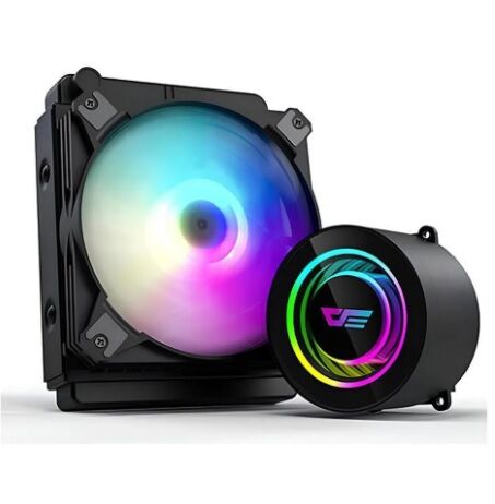 AIGO DX120 1700/1851/1200/AM5/ 120 mm ARGB Siyah Sıvı Soğutma