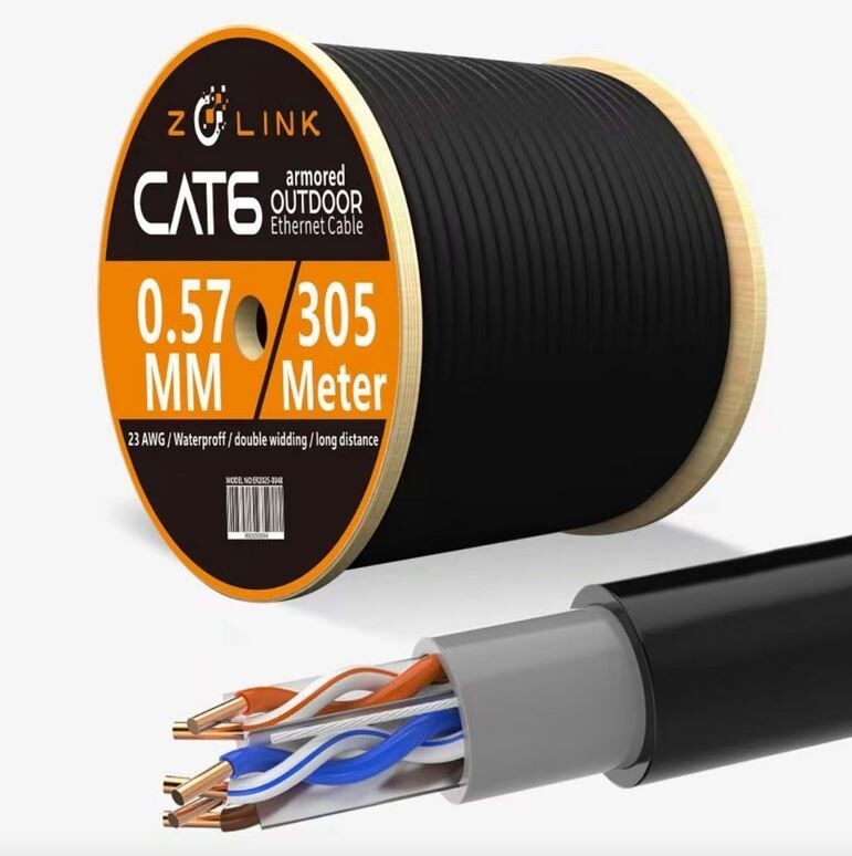 Zolink ZCT-0305 CAT6 23 AWG Outdoor 305MT 0,57mm