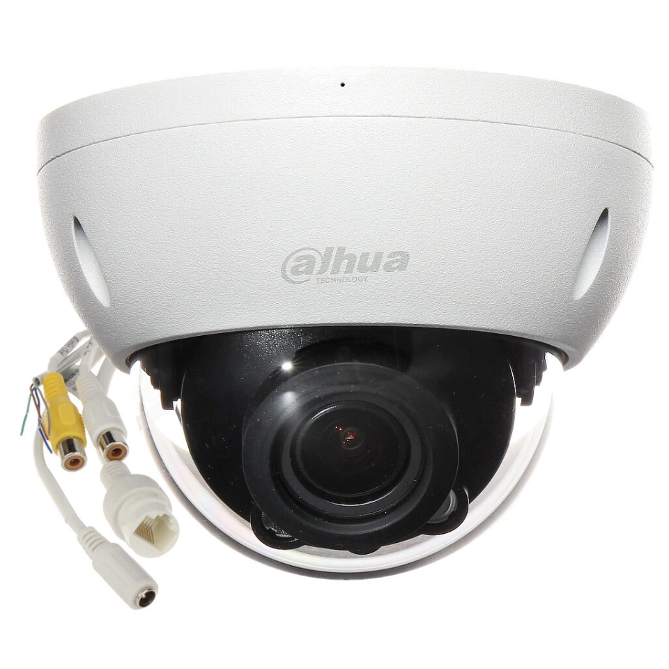 DAHUA IPC-HDBW2441R-ZAS-27135, 4Mpix, 2,7-13,5mm Motorize Lens, H265+,Starlight, 40Mt Gece Görüşü, Dahili Mikrofon, IP67, PoE Dome IP Kamera