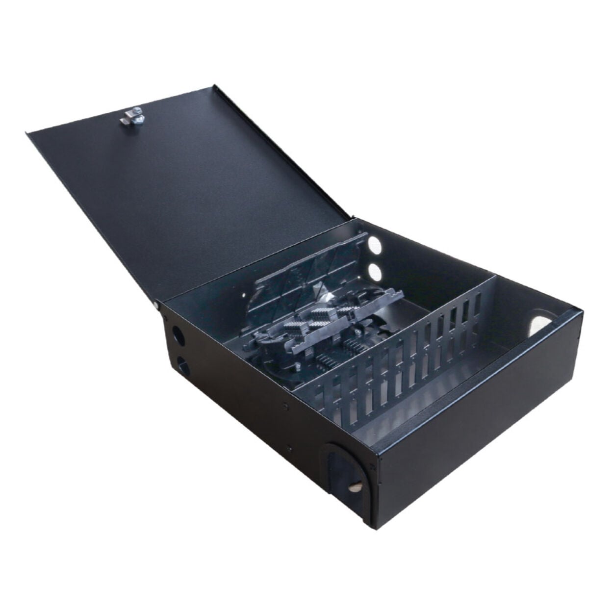 ALFAFONET ECOBOX MEDİUM SC DX/LX FİBER METAL BOX - SİYAH (103014-BL.01)
