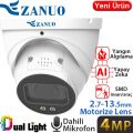 ZANUO ZN-IPC-E2410M-ZAS-L 4MP 2.7-13.5MM DUAL LİGHT+SMD+YAPAY ZEKA IP DOME KAMERA (Dahili Mikrofon)
