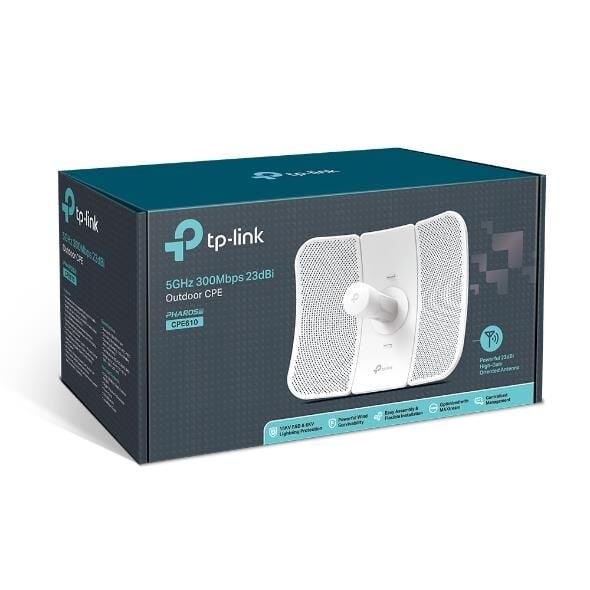 TP-LINK CPE610 1 Port 10/100Mbps 300mbps 23dBi Dış Ortam Access Point