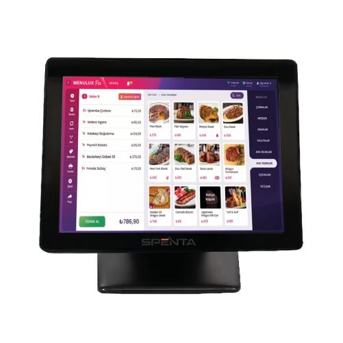 SPENTA SP-156I I5 4.N 8GB 128GB SSD 15.6'' DOKUNMATIK W11P POS PC +2.EKRAN
