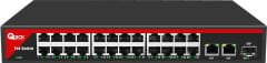 QUICK (Q24P3U) 24 PORT POE 10/100 +3x100/1000 350W SWİTCH