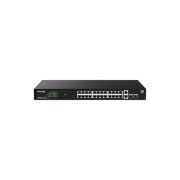 TENDA TEG2228P-24-410W 24 PORT POE 10/100/1000 2 X SFP 410W YONETILEBILIR DESKTOP SWITCH