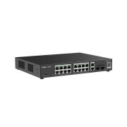RUIJIE REYEE RG-ES220GS-P 16 PORT GIGABIT+2XGB RJ45/SFP UPLINK CLOUD L2 YÖNETİLEBİLİR 240W POE RACKMOUNT SWITCH