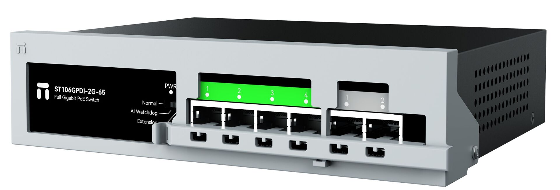 STONET ST106GPDI-2G-65 4 PORT GİGABİT POE SWİTCH - EMNİYET KİLİTLİ