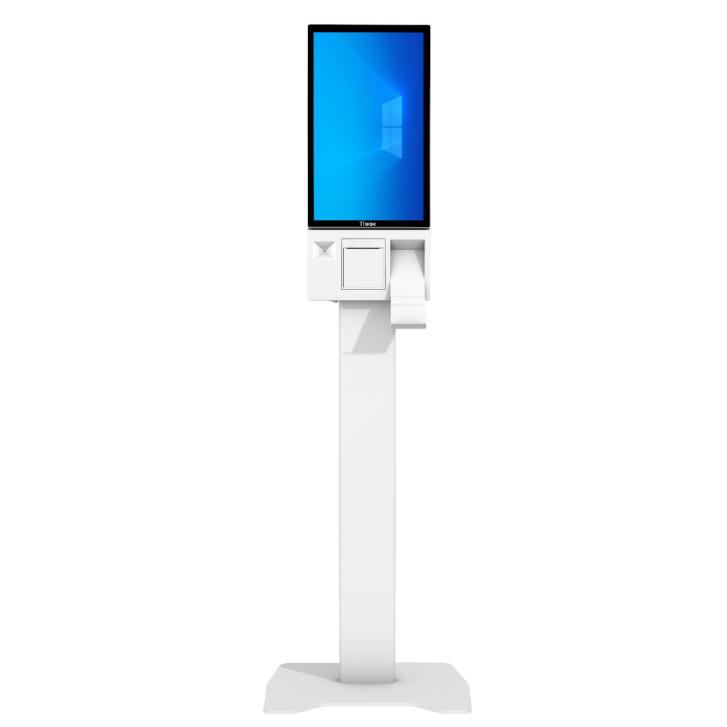 Tiwox K-2150W, 21,5'' Led Panel, Intel i7 5.Gen, 16Gb Ram, 256Gb SSD, Wi-Fi, 80mm Barkod Yazıcı, 2D Okuyucu, KİOSK (Beyaz)