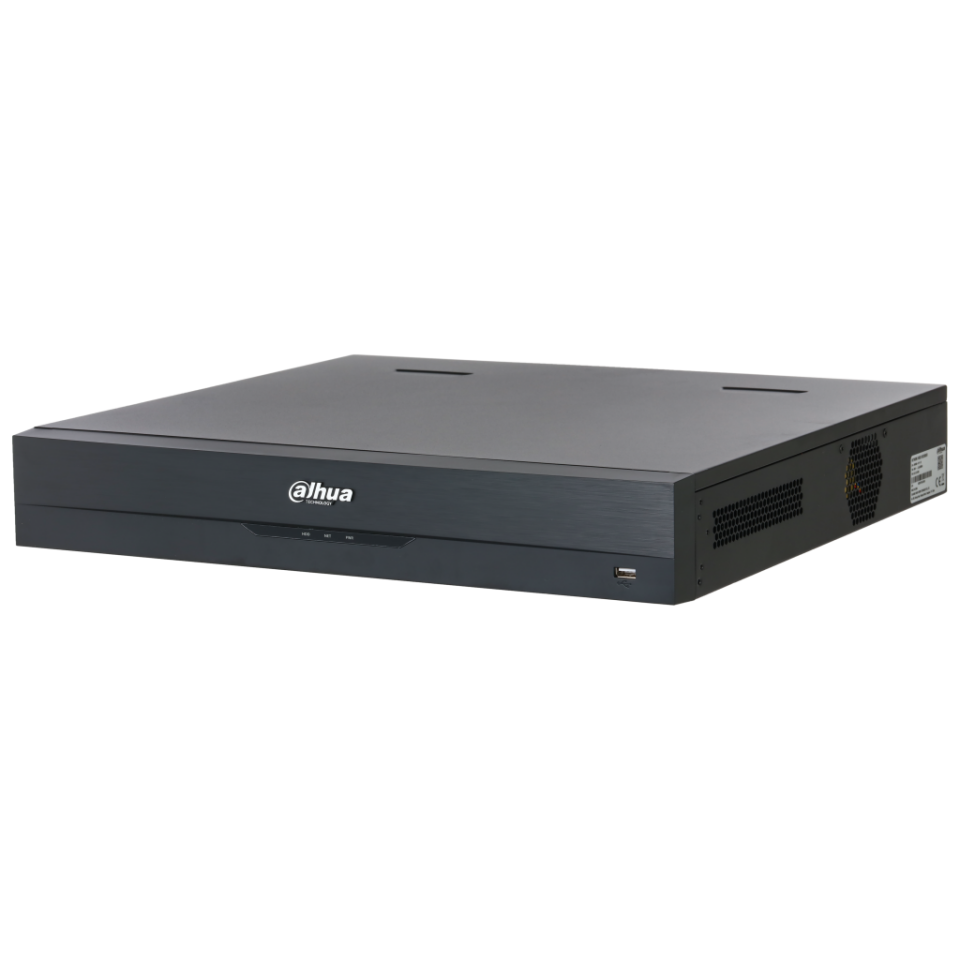 DAHUA  NVR5464-EI2, 64Kanal, 32Mpix, H265+, 4 HDD Desteği, 1080P Kayıt, 384Mbps Bant Genişliği, 2 Port GigaBit Lan, NVR