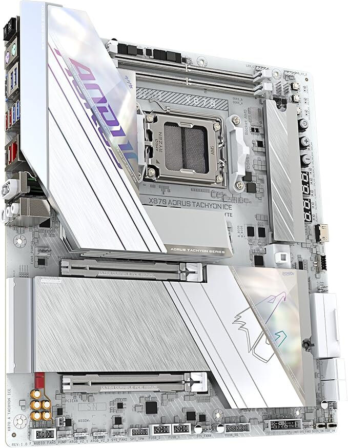 GIGABYTE X870A AORUS TACHYON ICE DDR5 8400Mhz HDMI/DP E-ATX AM5