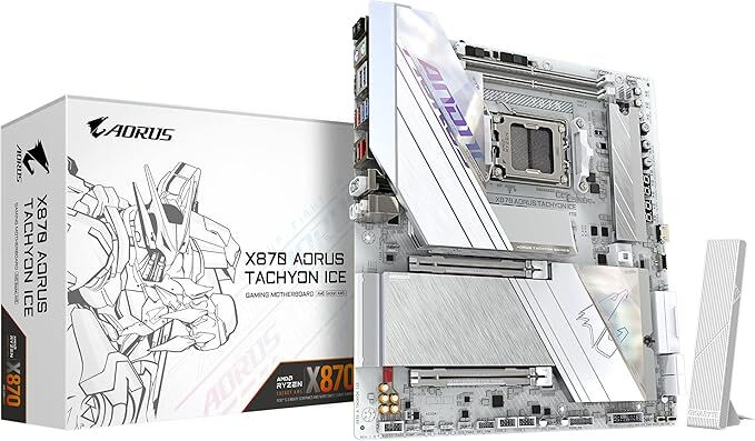 GIGABYTE X870A AORUS TACHYON ICE DDR5 8400Mhz HDMI/DP E-ATX AM5