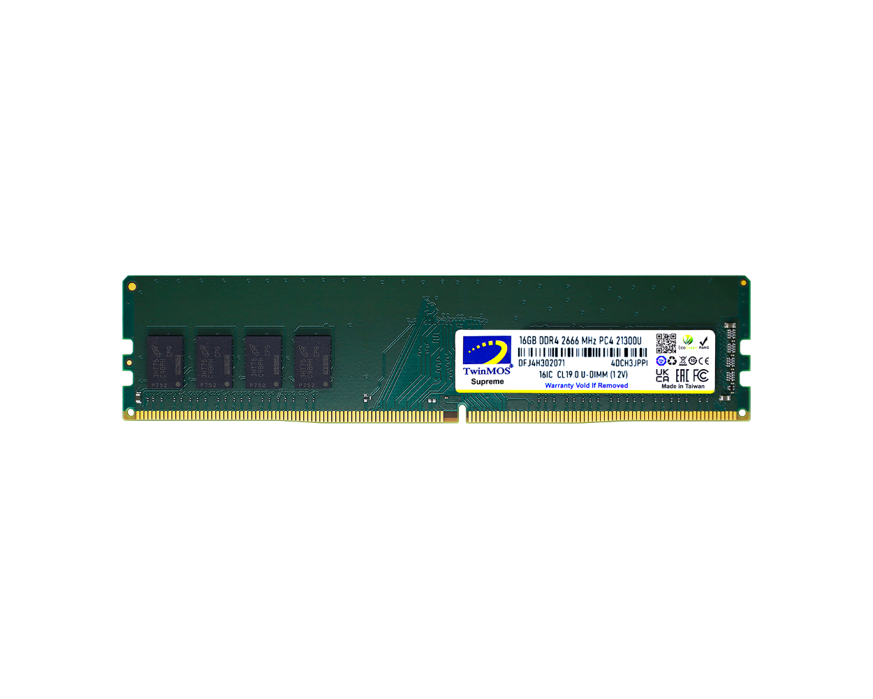 TWINMOS MDD416GB2666DWO 16GB (Tek Parça) DDR4 2666Mhz PC Bellek