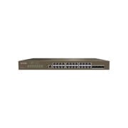 TENDA TEG5328F 24 PORT 10/100/1000 4 X SFP L3 YÖNETİLEBİLİR RACK MOUNT SWITCH