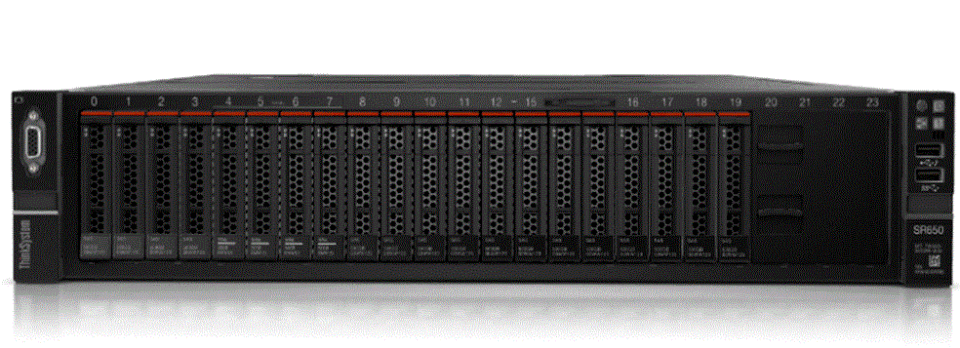 LENOVO SR650 V2 7Z73A0APEA-V2 SILVER 4310 (12C) 64GB(2x32) 3x960GB SSD 2U RACK 1x1100W Server