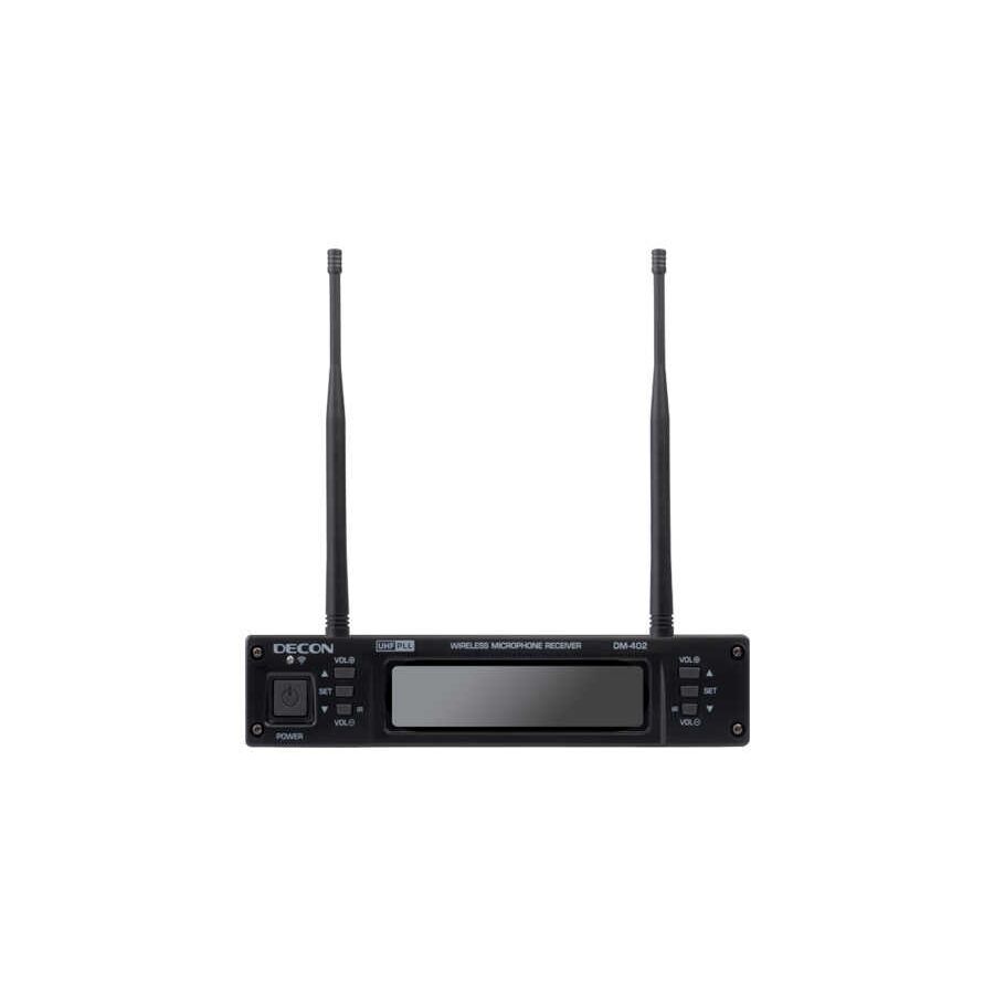 DECON DM-402T 1 RECEIVER + 2 LAVALİER(YAKA) MİKROFON SETİ