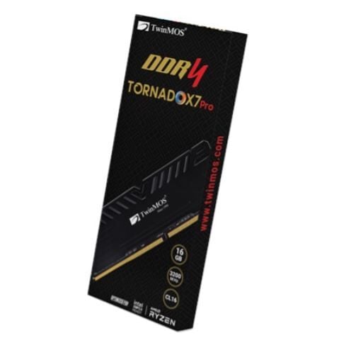 TWINMOS TMD416GB3200D16BKX7P 16GB (Tek Parça) DDR4 3200Mhz TornadoX7 Pro (Soğutuculu) PC Bellek