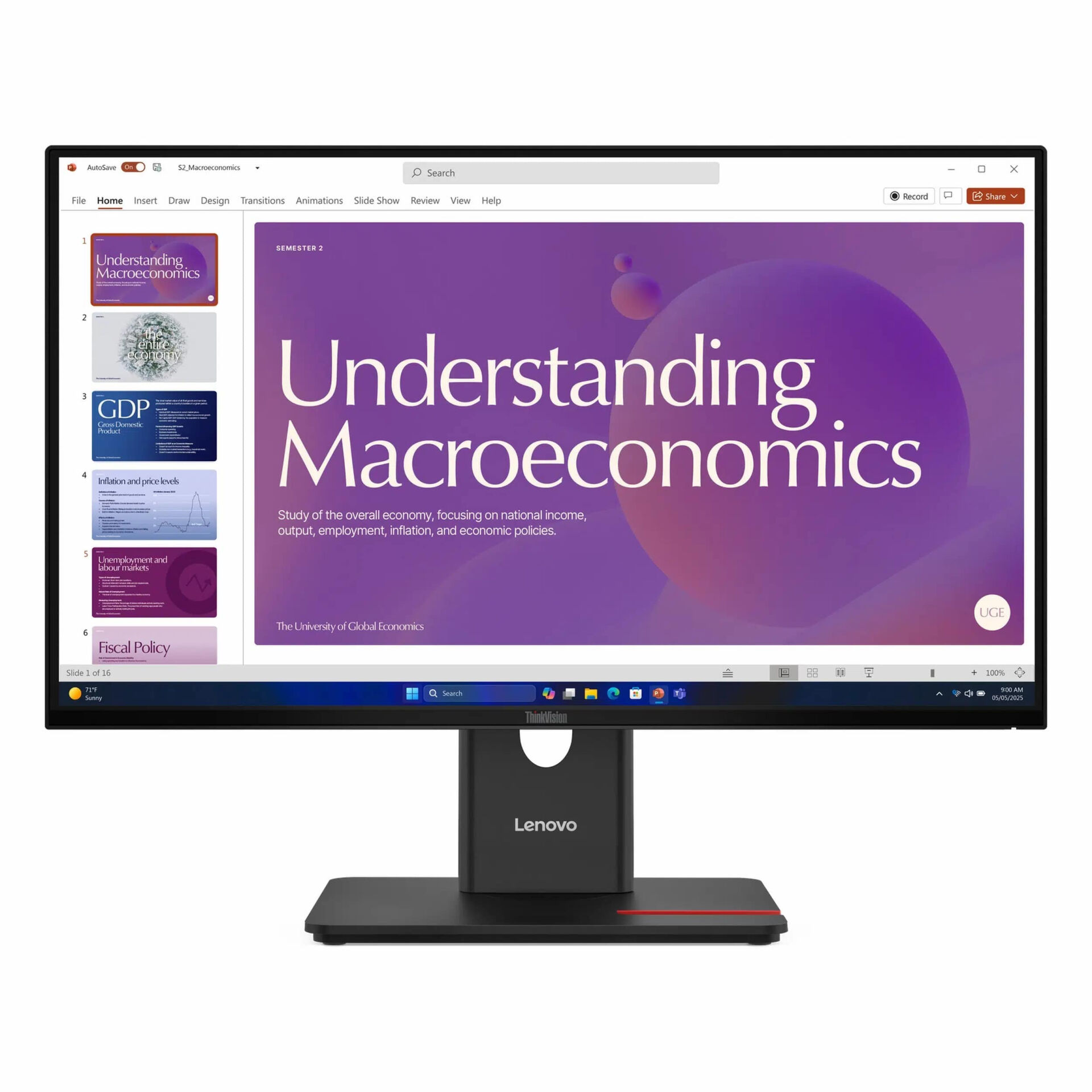 23.8 LENOVO THINK T24D-40 64B9GAT1TK 4MS 120Hz