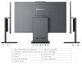 LENOVO ThinkCentre Neo 50a 27 G5 12SA000RTR i7-13620H 16GB 512GB SSD O/B Intel UHD 27'' Siyah DOS All in One PC