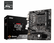 MSI A520M-A PRO DDR4 4600MHZ 1XHDMI 1XDVI 1XM.2 USB 3.2 MATX AM4 (AMD AM4 5000/4000 /3000 SERİSİ İLE UYUMLU)