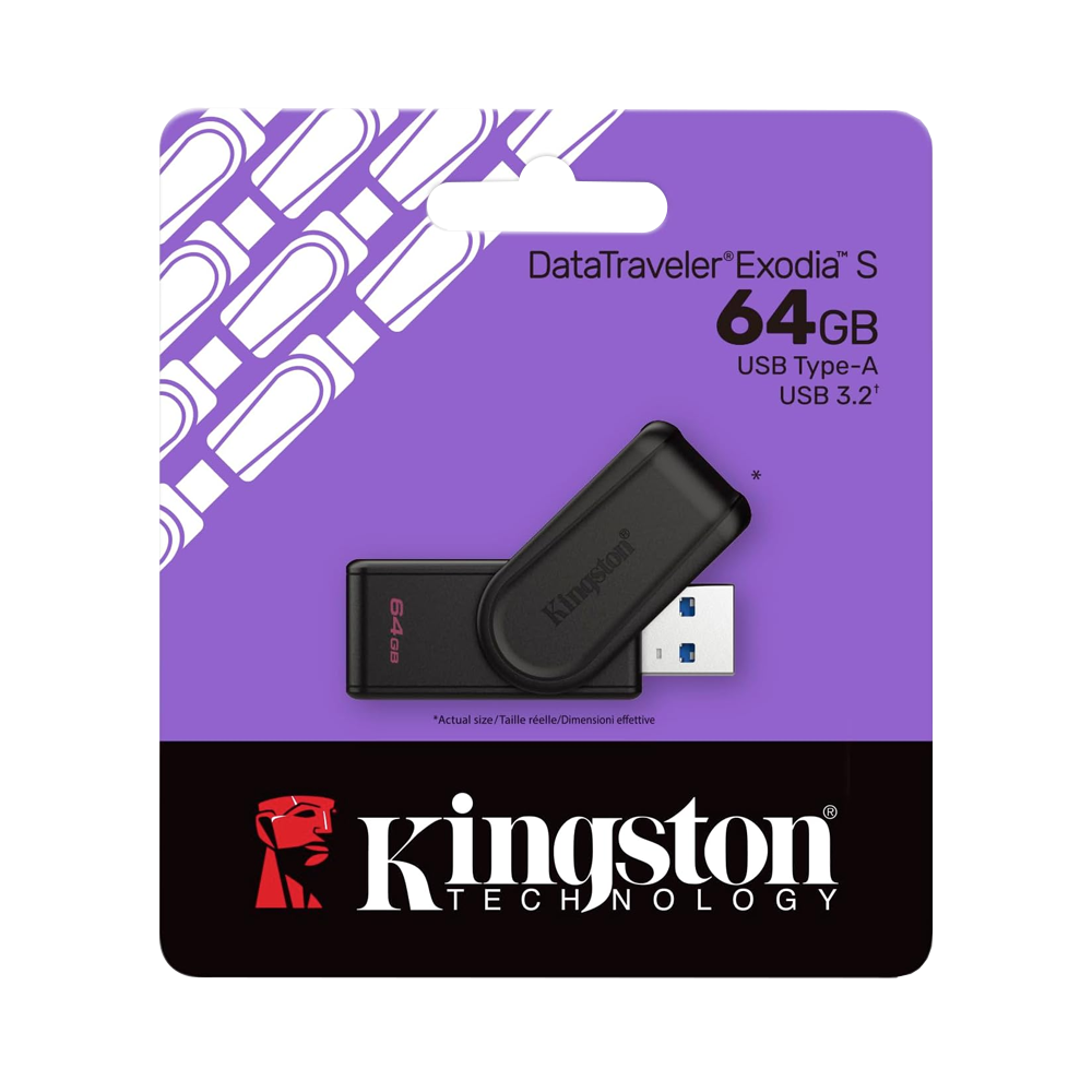 Kingston DataTraveler Exodia S DTXS/64GB 64 GB Flash Bellek