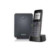 YEALINK W71P, W71H Dect Telefon ile W70B Baz İstasyonu, Kablosuz IP TELEFON, Siyah, 1.8" Siyah Beyaz Ekran, 30 Saat Konuşma, 340 Saat Bekleme