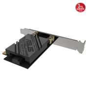 ASUS PCE-BE92BT, WIFI7, BE9400, 5764-2882-688Mbps, 6GHz-5GHz- 2.4GHz, Bluetooth 5.4, PCIe Ağ Adaptörü
