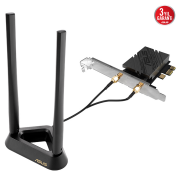 ASUS PCE-BE92BT, WIFI7, BE9400, 5764-2882-688Mbps, 6GHz-5GHz- 2.4GHz, Bluetooth 5.4, PCIe Ağ Adaptörü